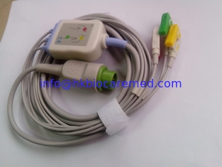 Китай Совместимые серии 3 Biolight a водят кабель ECG с концом зажима, IEC, поставщик