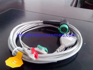 Китай PHYSIOCONTROL 3-жильный кабель для ЭКГ, с зажимом на конце, IEC поставщик