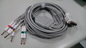 Fukuda Denshi 10 водит кабель EKG с типом концом гама/концом банана, IEC FX-101 поставщик